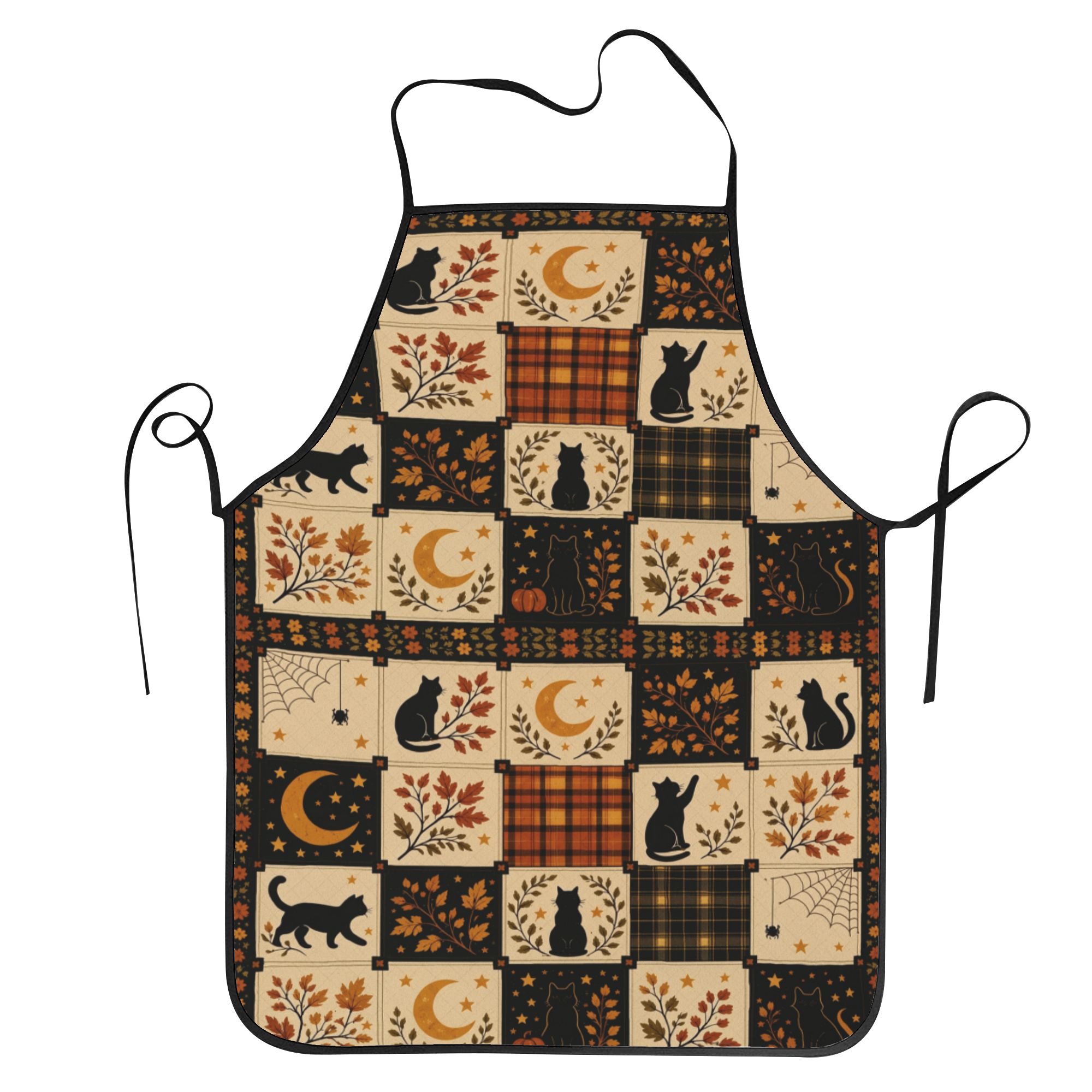 Kitchen Witch Baking - Black Cats Apron Cuisine Cooking Baking