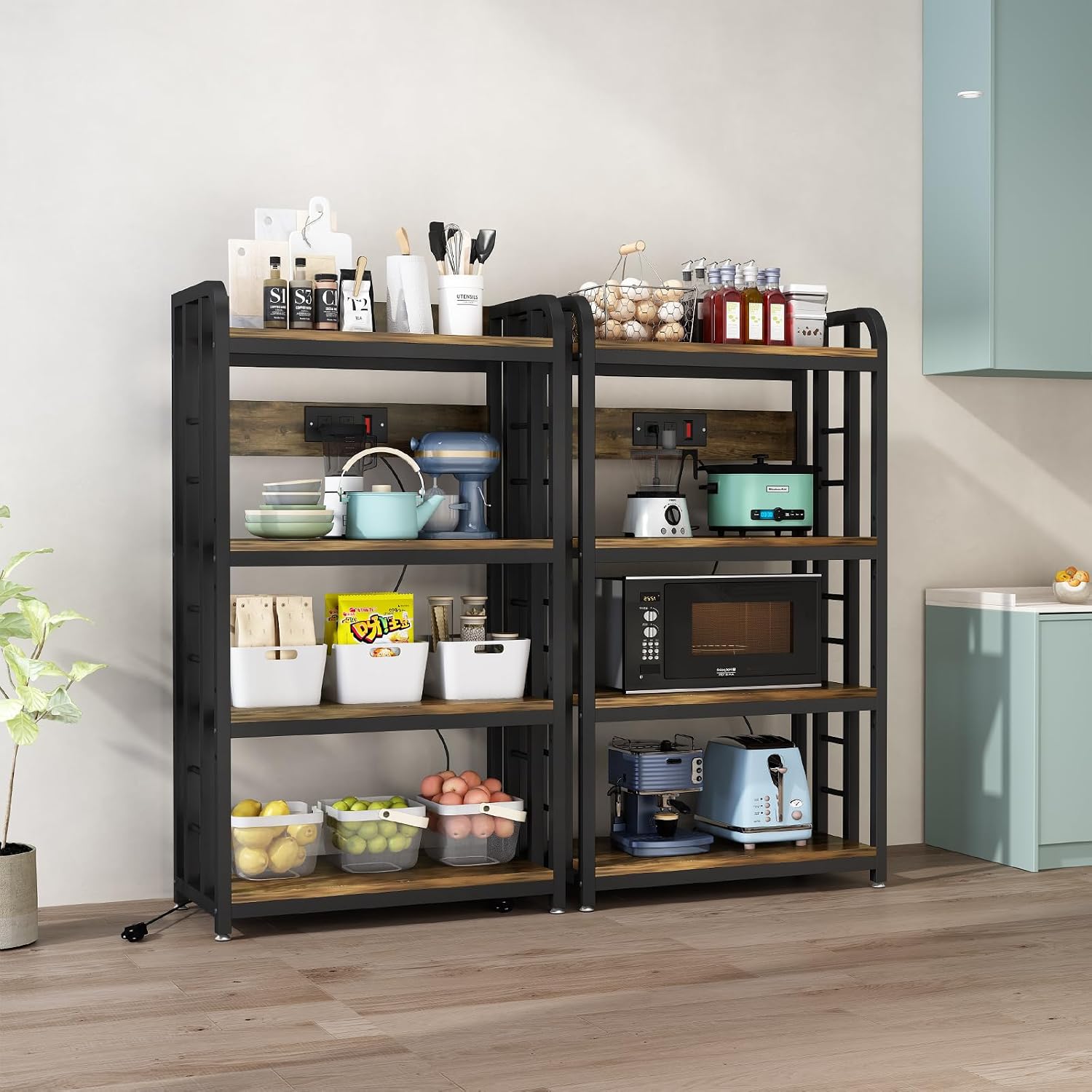 4 Tier Kitchen Bakers Rack Wit - đánh giá và giá Kitchen Baker