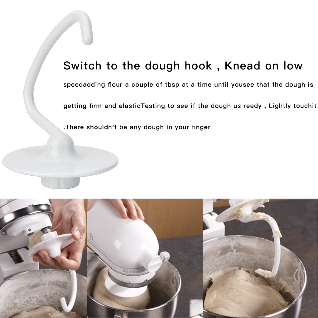 K45DH C-shaped Bread Dough Hoo - đánh giá và giá Kitchen Aid Baking Bread
