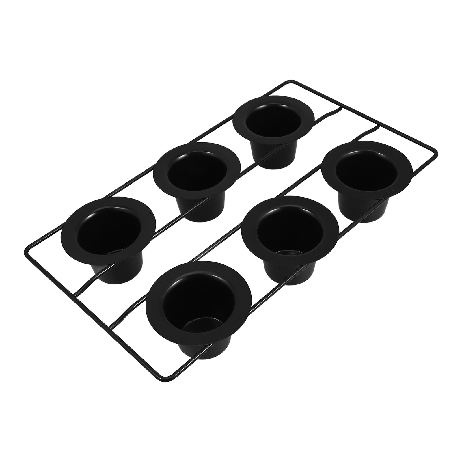 6-Cup Robust Black Carbon Stee - đánh giá và giá Muffin Tin Nonstick