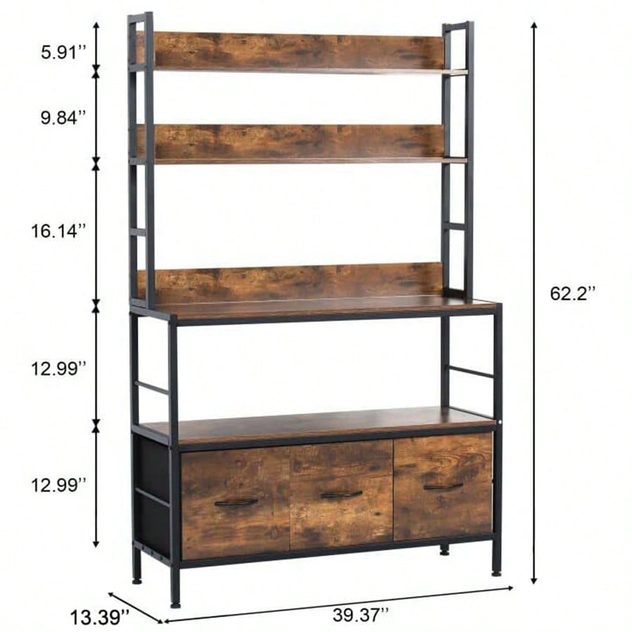 Kitchen Bakers Rack With 3 Bas - đánh giá và giá Kitchen Baker