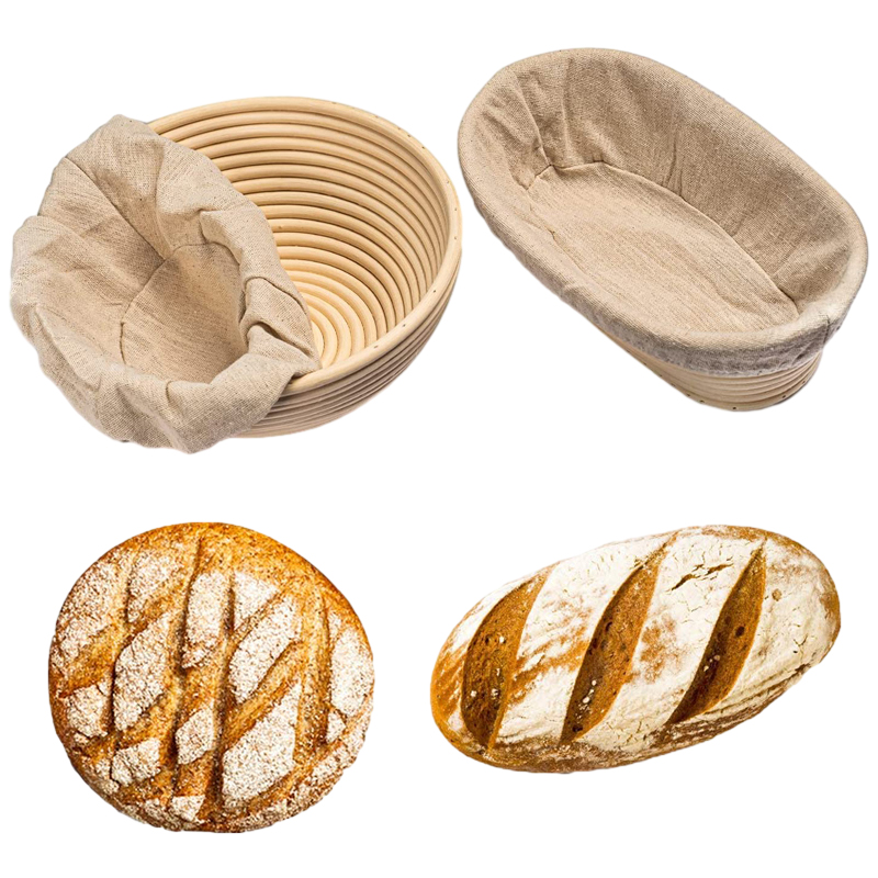 Round or Oval Banneton With Li - đánh giá và giá Proofing Basket Banneton