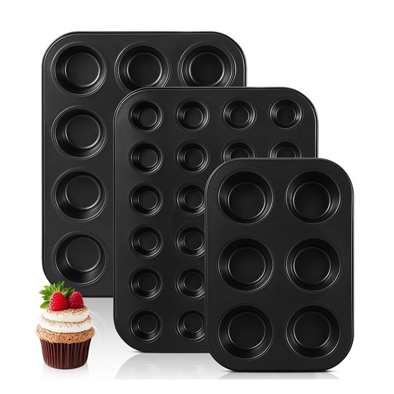 Must Have 3 Pack Nonstick Muff - đánh giá và giá Muffin Tin Nonstick
