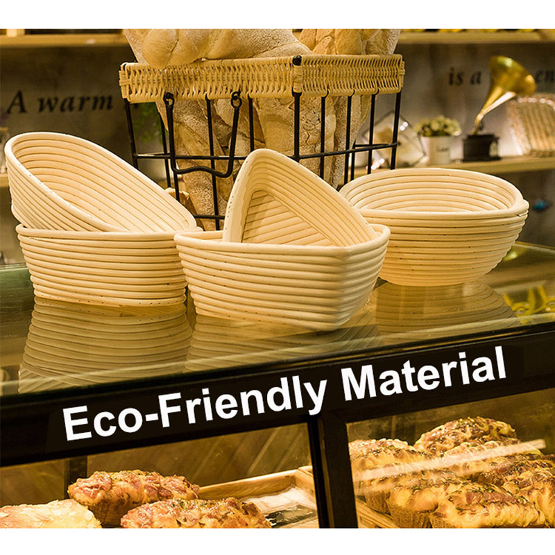 Natural Rattan Handmade Bread  - đánh giá và giá Proofing Basket Banneton