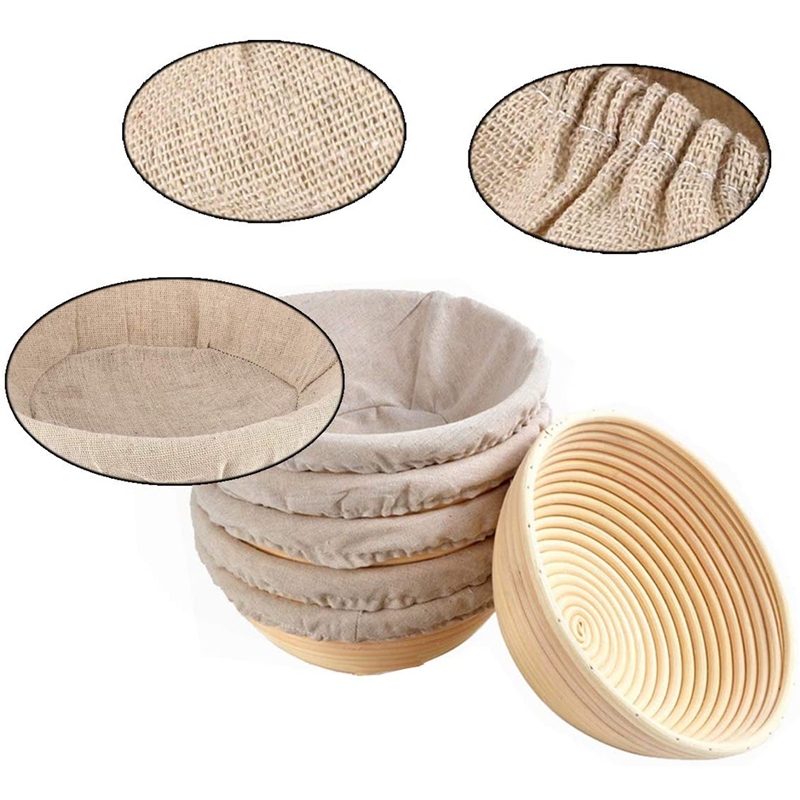 VEHO-7Packs 8 Inch Round Bread - đánh giá và giá Proofing Basket Banneton