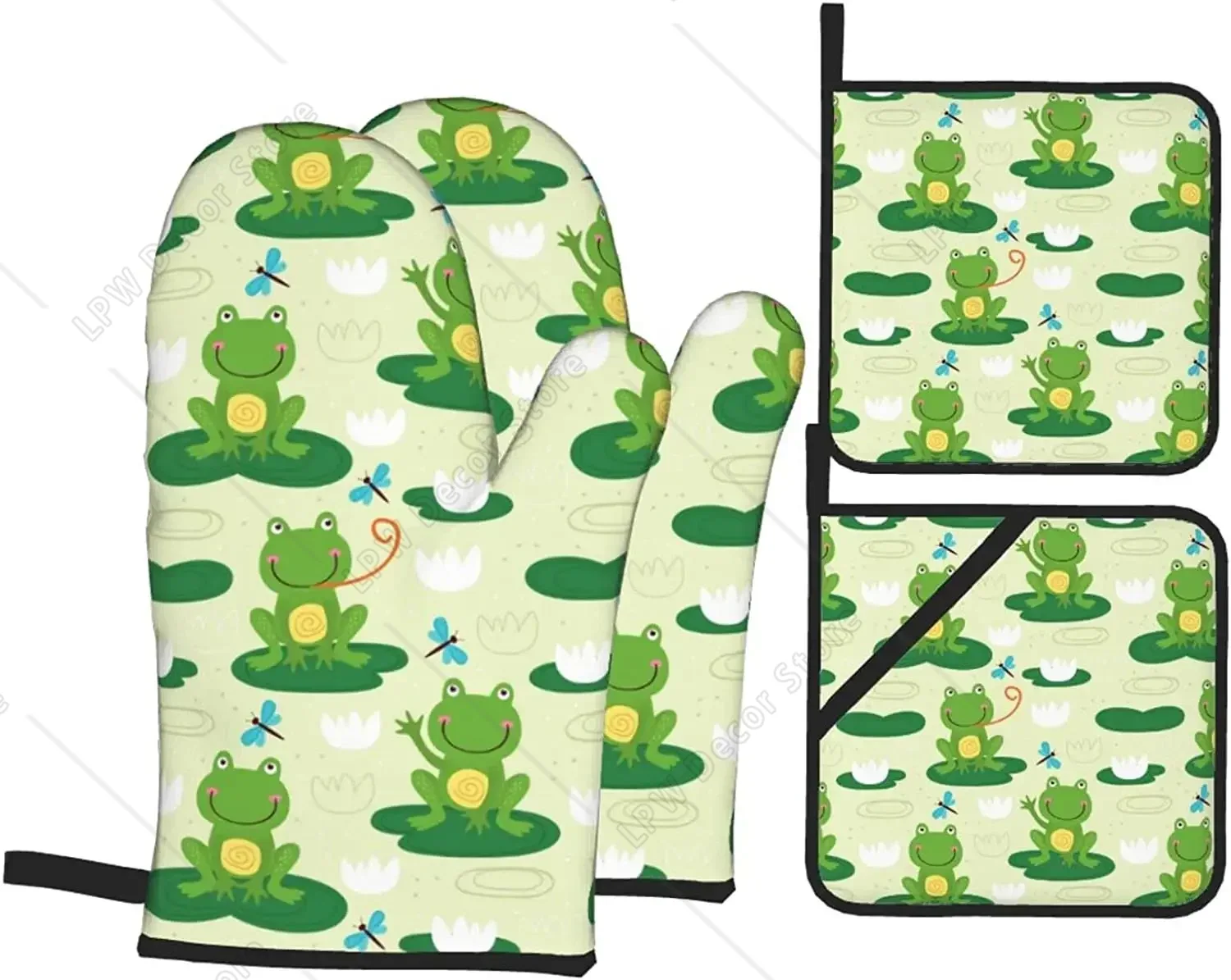 Cute Frog Funny Oven Mitts and - đánh giá và giá Kitchen Baking Counter