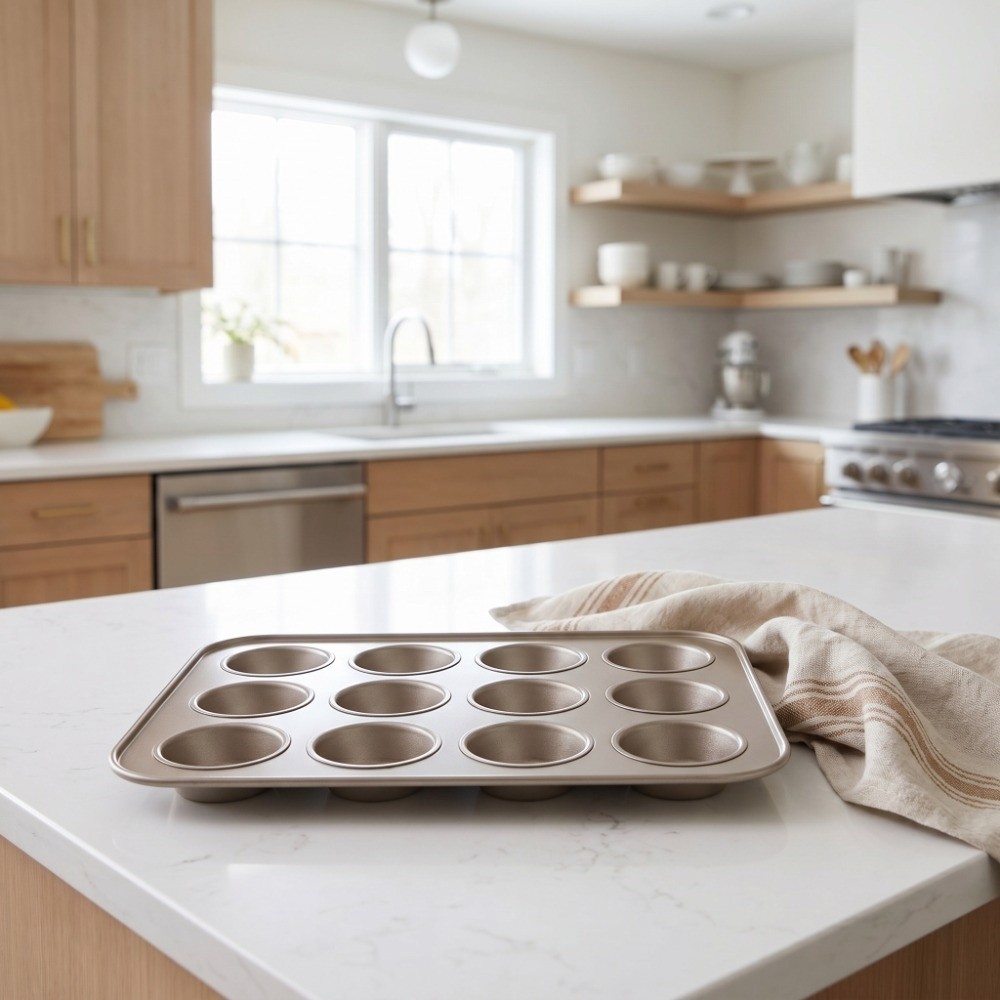 Carbon Steel Mini Muffin Pan N - đánh giá và giá Muffin Tin Nonstick