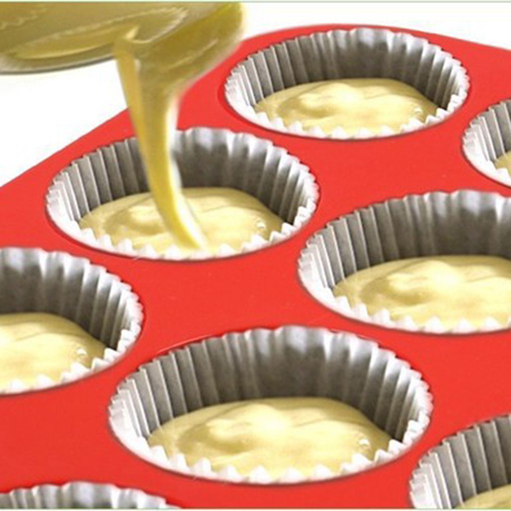 12 Cups Nonstick Bakeware Muff - đánh giá và giá Muffin Tin Nonstick