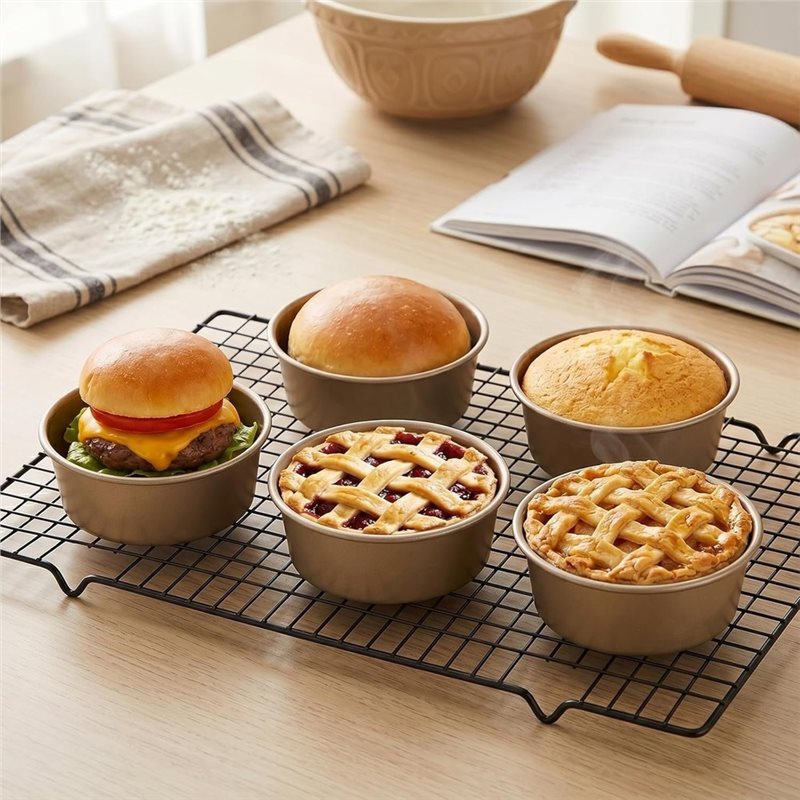 ABLN-Mini Pie Pans 8-Pack, 4-I - đánh giá và giá Muffin Tin Nonstick