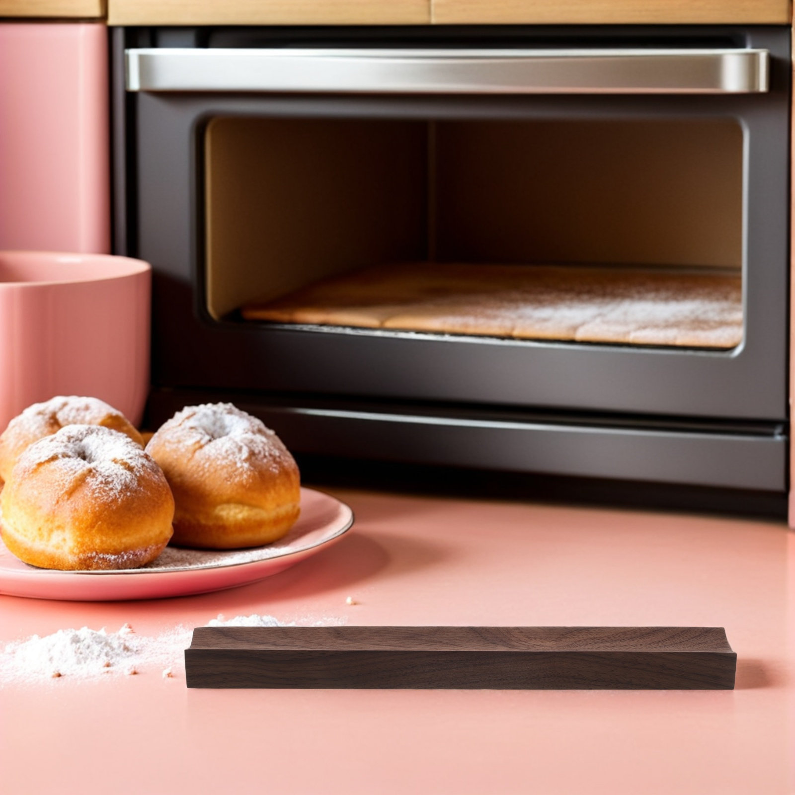 Wooden Rolling Pin Holder Coun - đánh giá và giá Kitchen Baking Counter