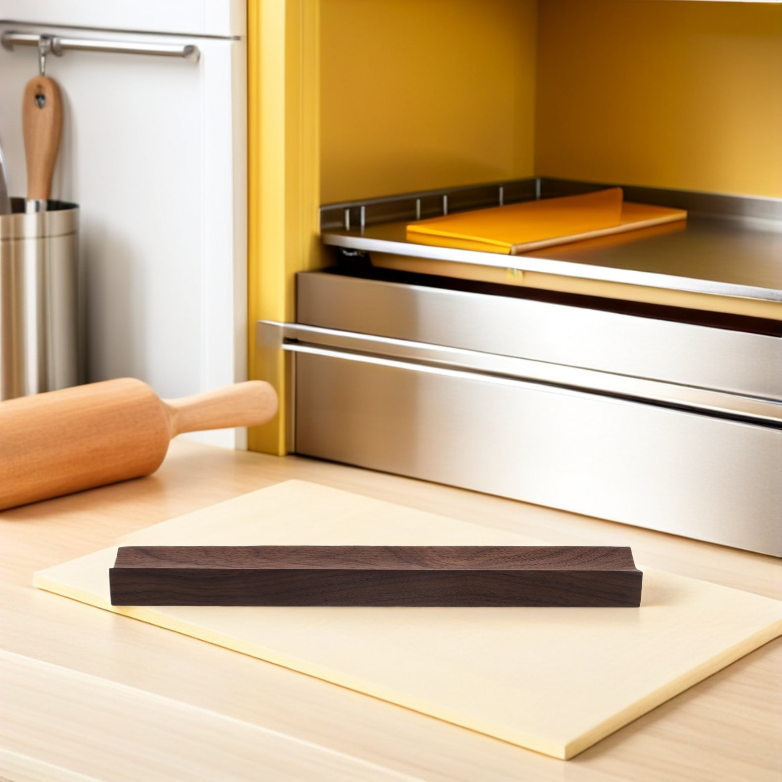 Wooden Rolling Pin Holder Coun - đánh giá và giá Kitchen Baking Counter