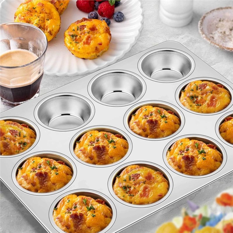 ABAE-Muffin Pan, Stainless Ste - đánh giá và giá Muffin Tin Nonstick