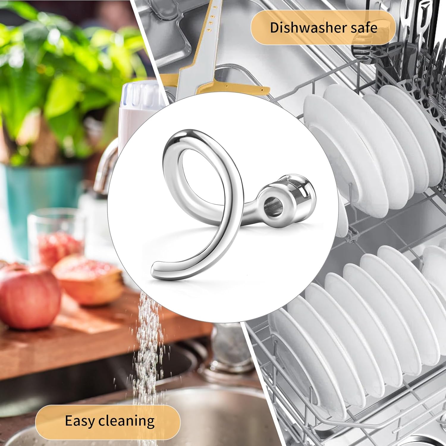Stainless Steel Dough Hook Att - đánh giá và giá Kitchen Aid Baking Bread