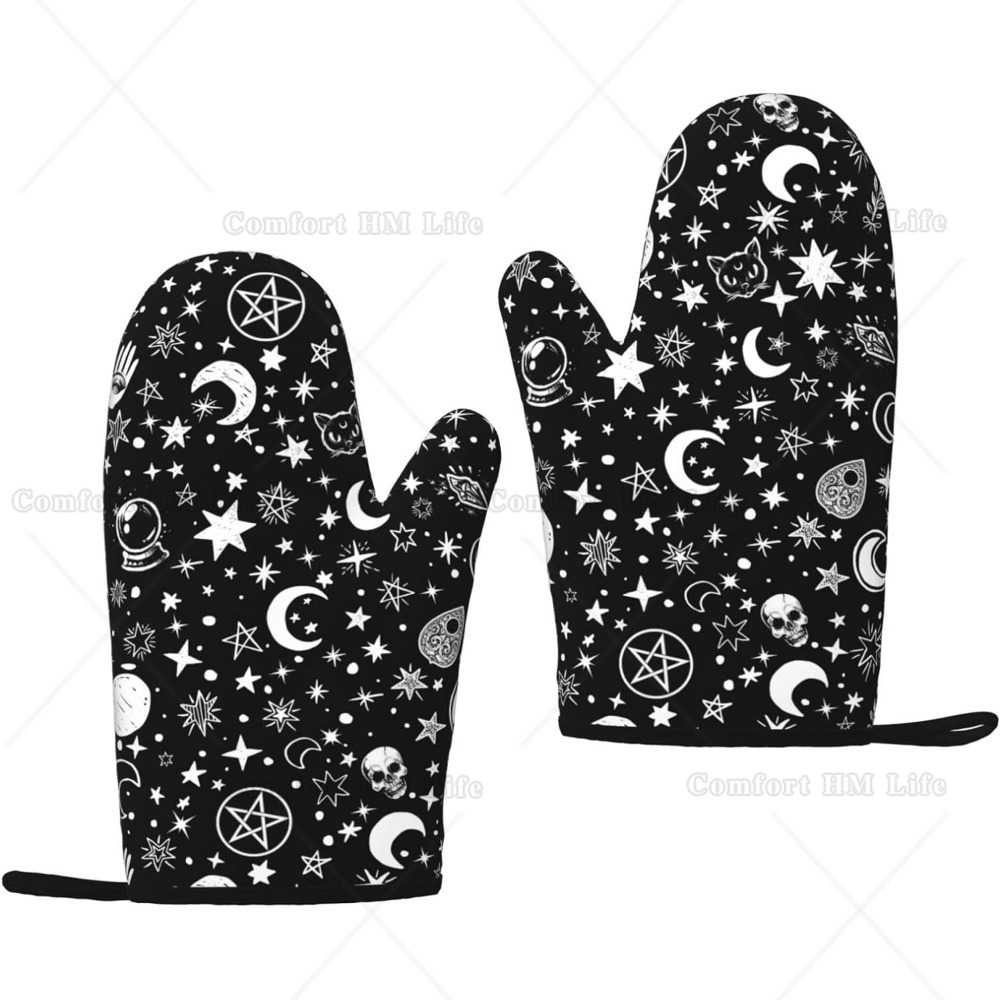 Witch Cat Silicone Oven Mitts  - đánh giá và giá Kitchen Witch Baking