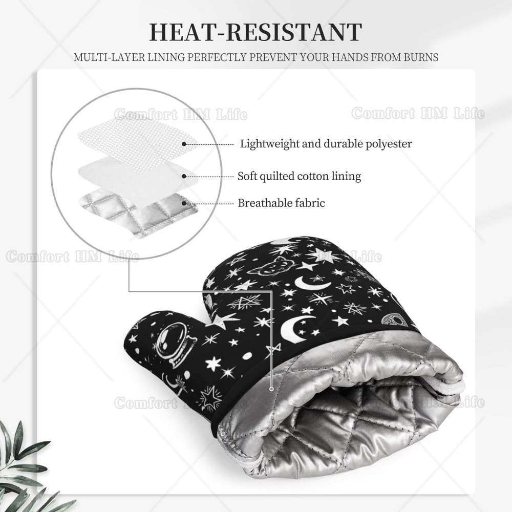 Witch Cat Silicone Oven Mitts  - đánh giá và giá Kitchen Witch Baking