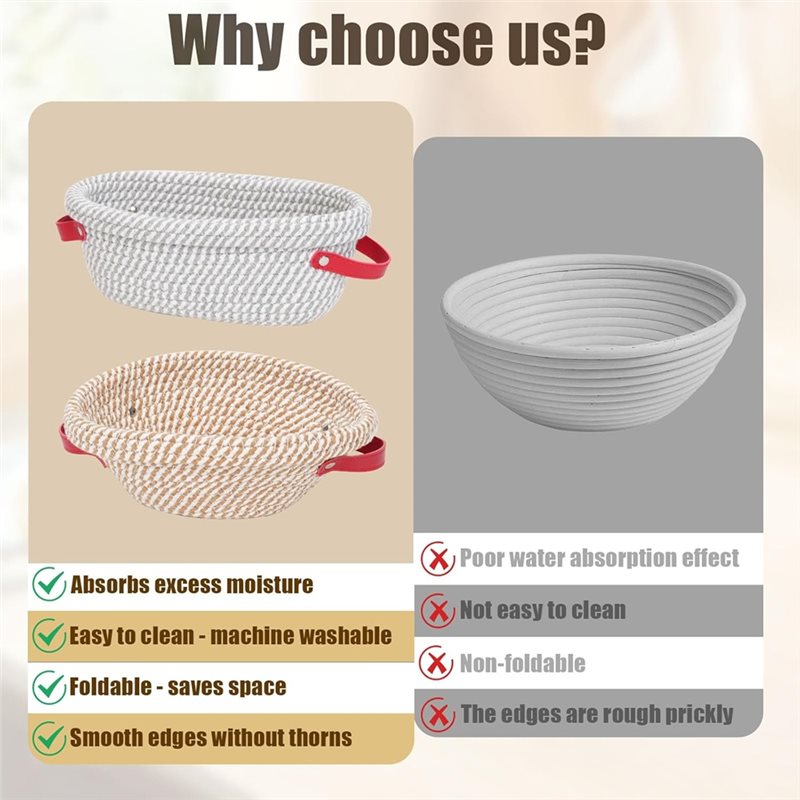 ABRE-Banneton Sourdough Bread  - đánh giá và giá Proofing Basket Banneton